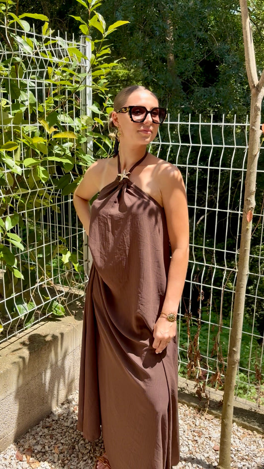 ROBE ÉTOILE ⭐️ MARRON