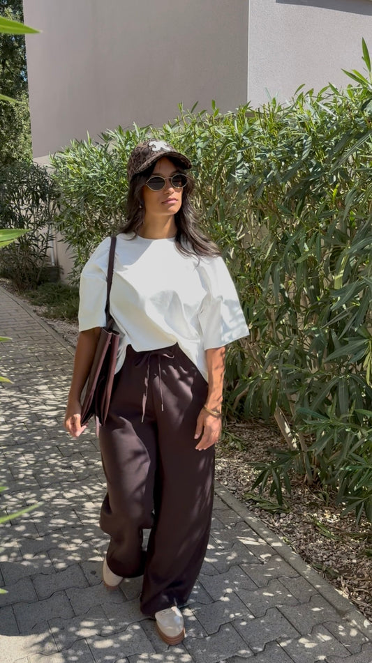 PANTALON JOGGING CHOCOLAT