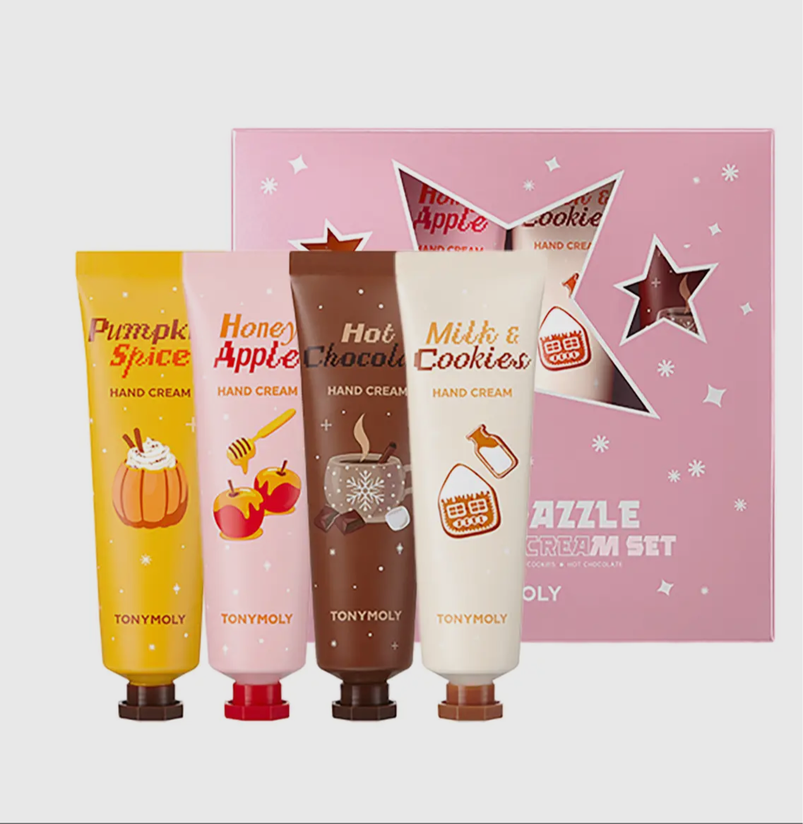 Coffret cadeau de 4 crèmes pour les mains Razzle Dazzle