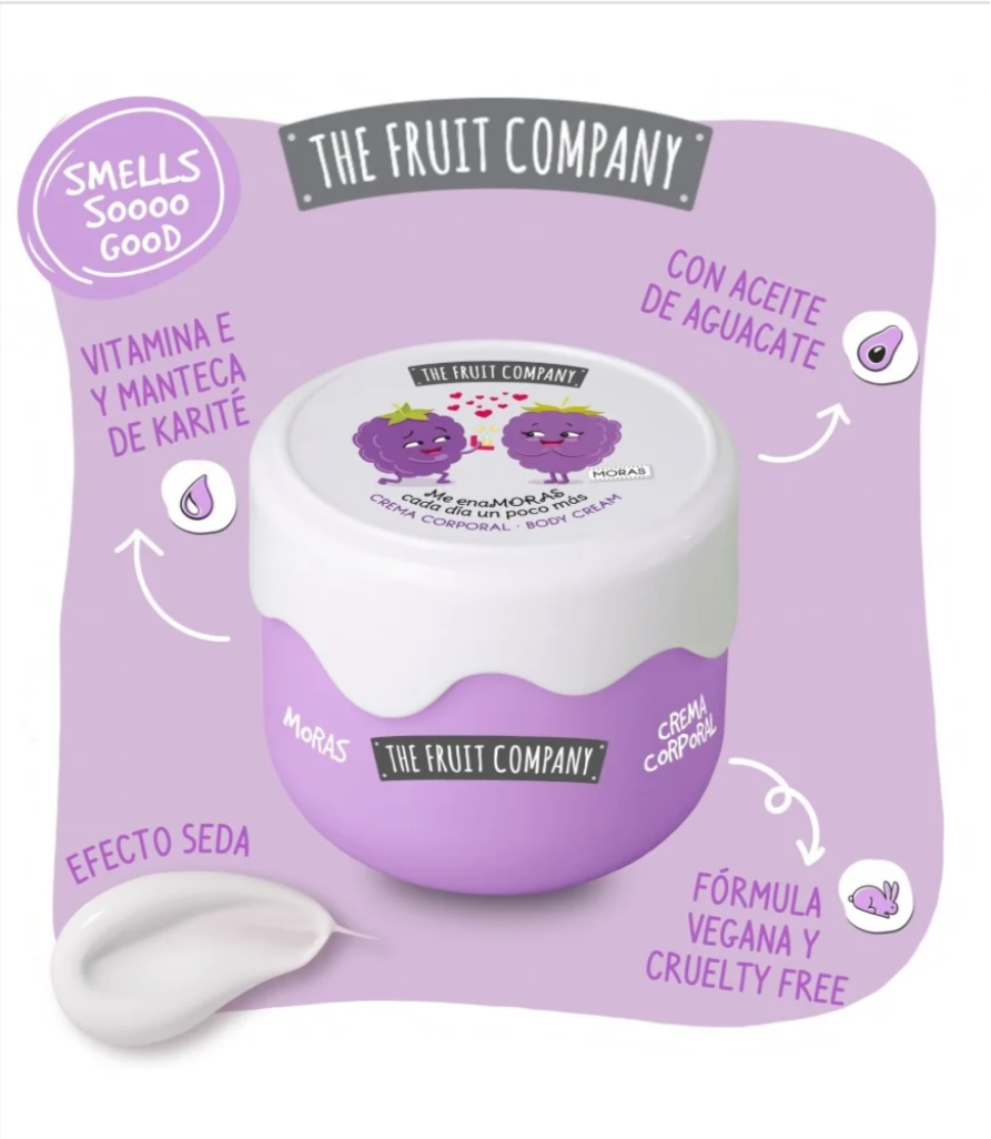 CRÈME CORPS THE FRUIT COMPANY À LA MÛRE VEGAN 200ML