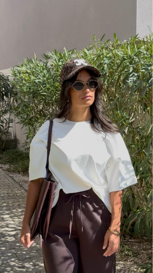 T-SHIRT OVERSIZE BLANC