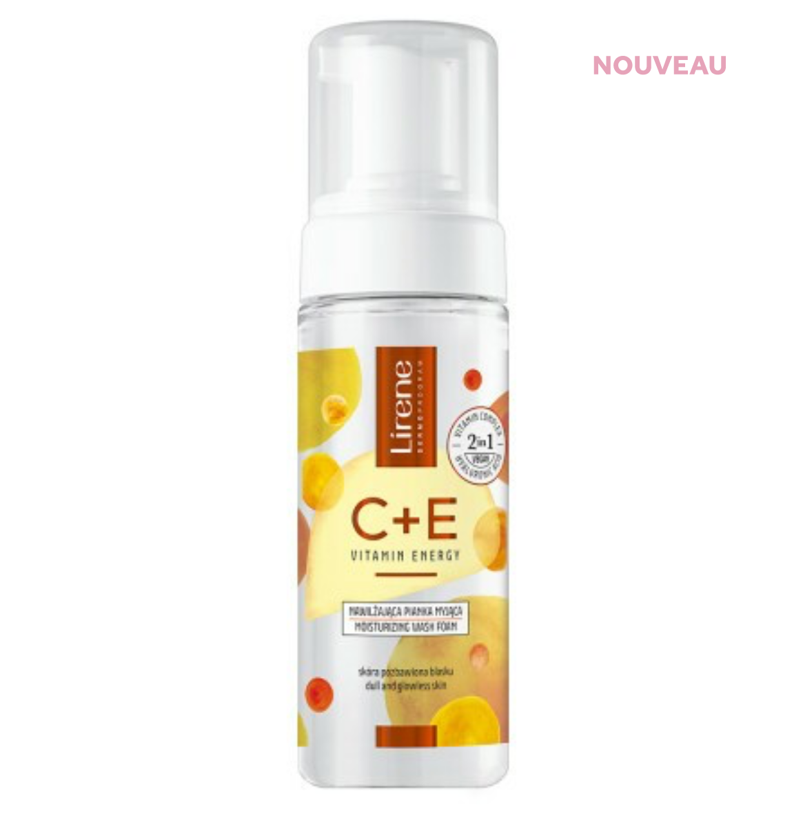 MOUSSE NETTOYANTE VISAGE À LA VITAMINE C+E