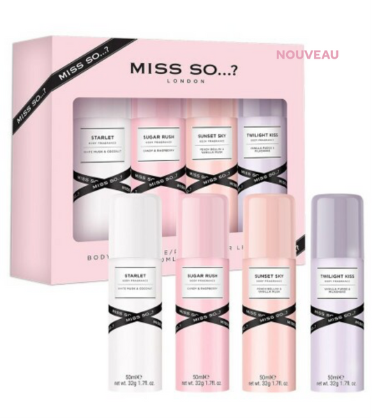 COFFRET 4 MINIS BRUMES MISS SO…?