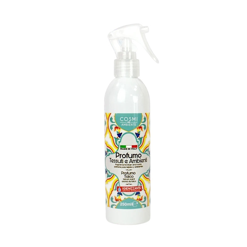 SPRAY DÉSINFECTANT POUR TISSUS & AMBIANCES AU TALC