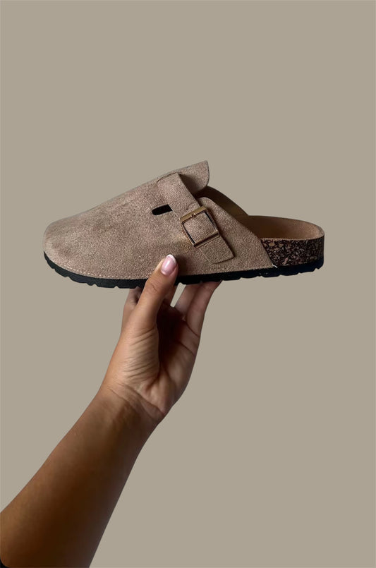 MULES TENDANCE  BEIGE🩴