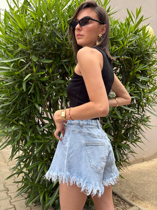 SHORT EN JEAN BALLON