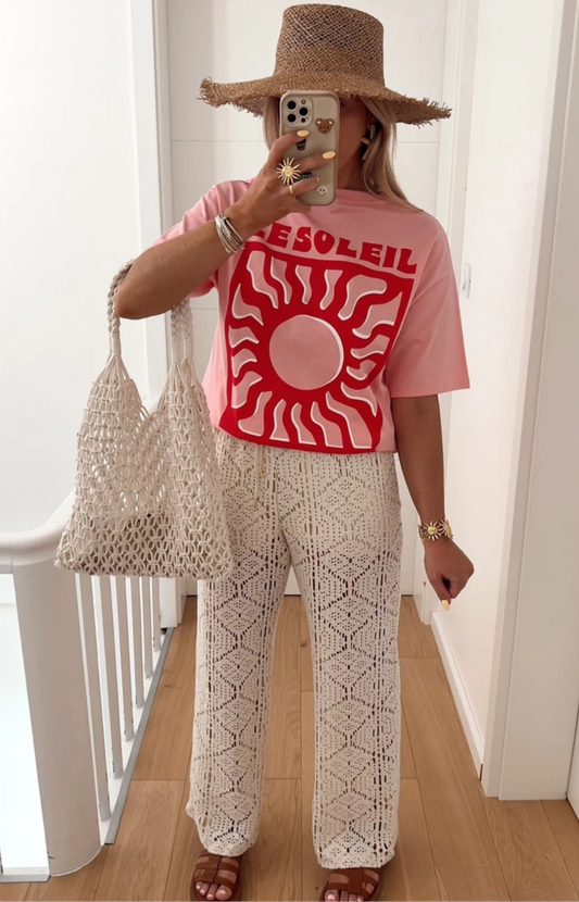 T-SHIRT COTON SOLEIL 🌞