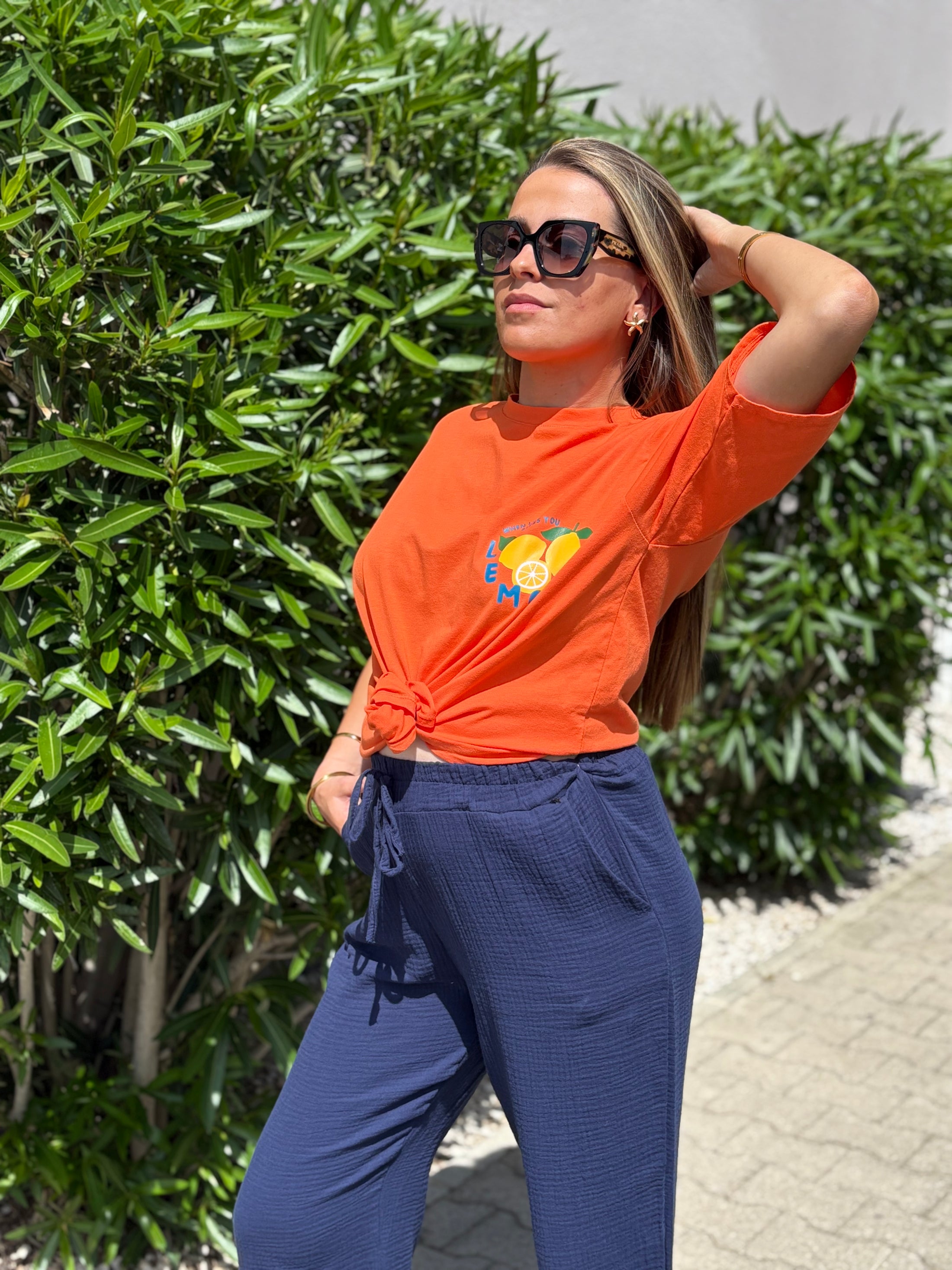 T-SHIRT LEMONS ORANGE