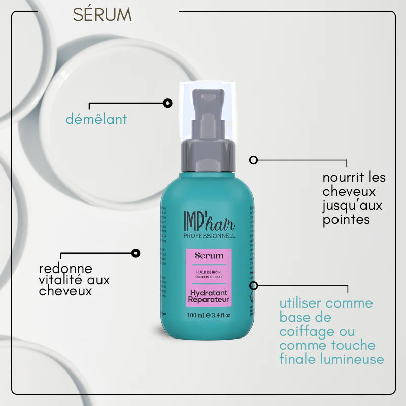 TRIO SHAMPOING MASQUE & SÉRUM RICIN & PROTÉINE DE SOIE