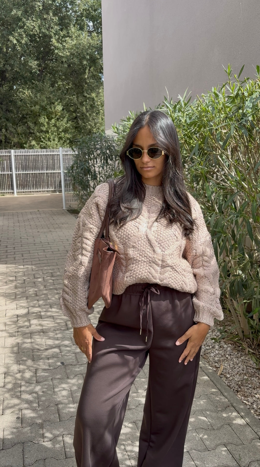 PULL TORSADÉ BEIGE