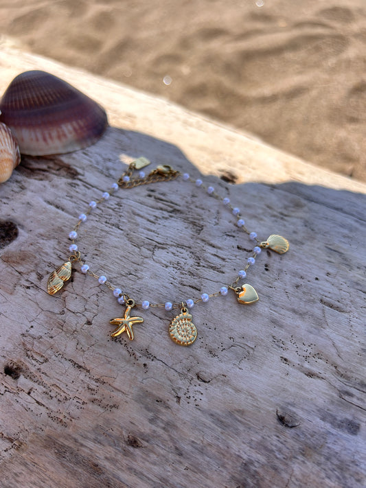 CHAÎNE DE CHEVILLE COQUILLAGE