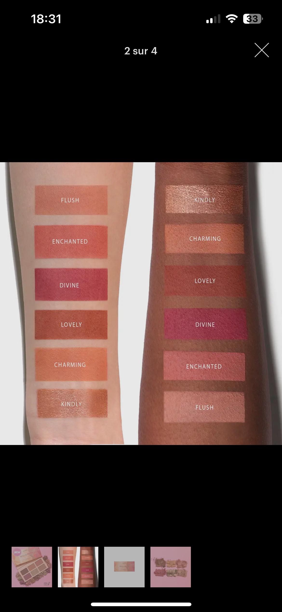 PALETTE MOIRA BELLE & ROUGE