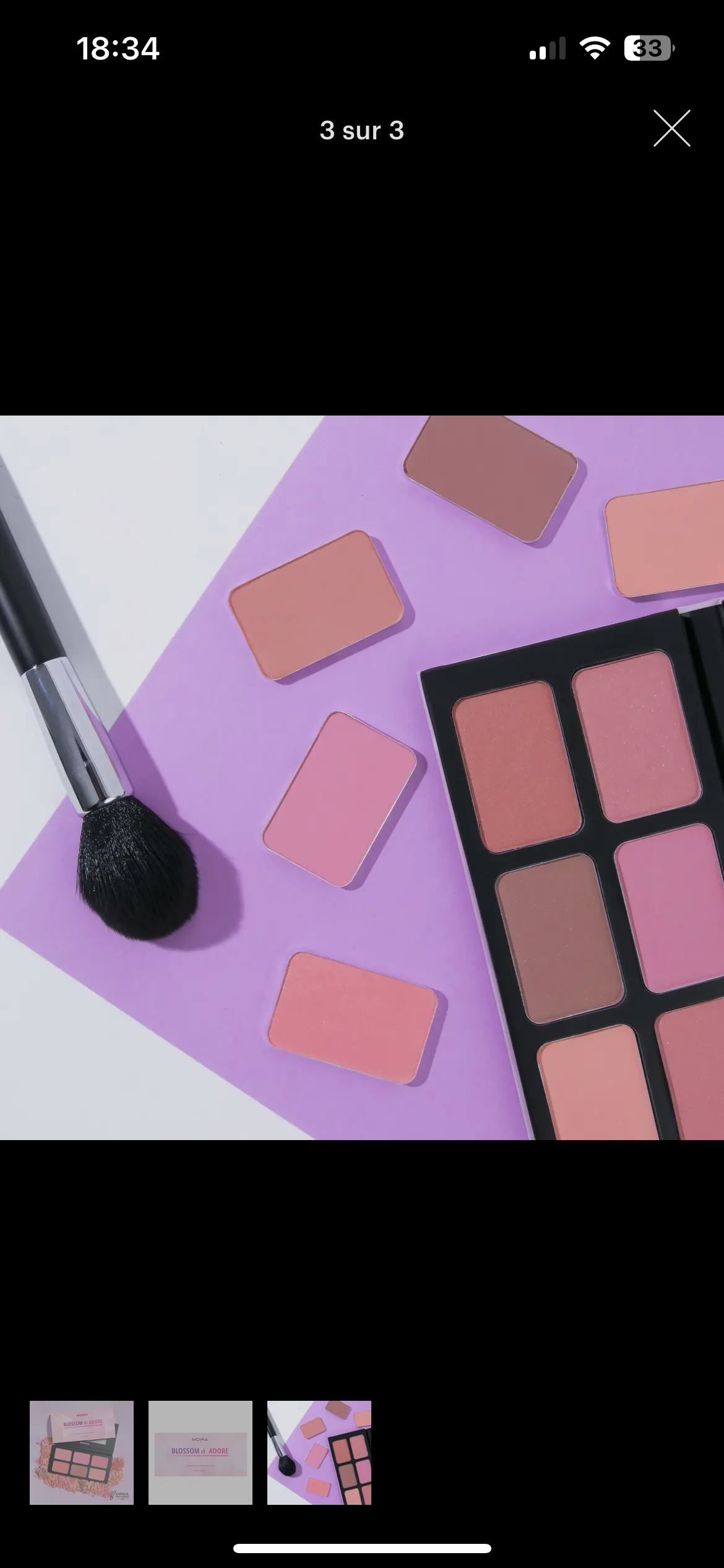 LA PALETTE DE FARD À JOUES MOIRA BLOSSOM & ADORE